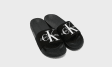 Black Calvin Klein Slide Slipper Image