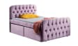 מיטה וחצי דגם קפיטונז’ - צבע קטיפה ורוד Image