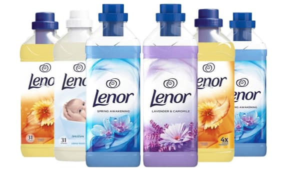 6 בקבוקי מרכך כביסה Lenor