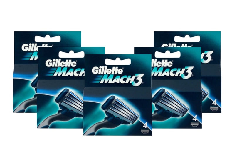 20 סכיני גילוח Gillette Mach 3